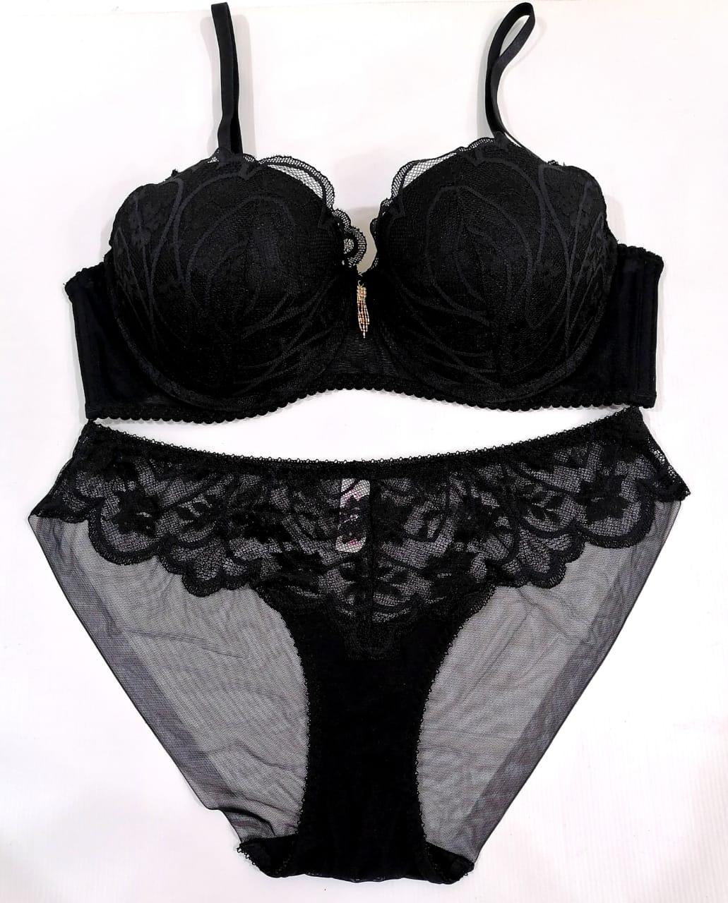 Lace Temptation Push-Up Bra Set