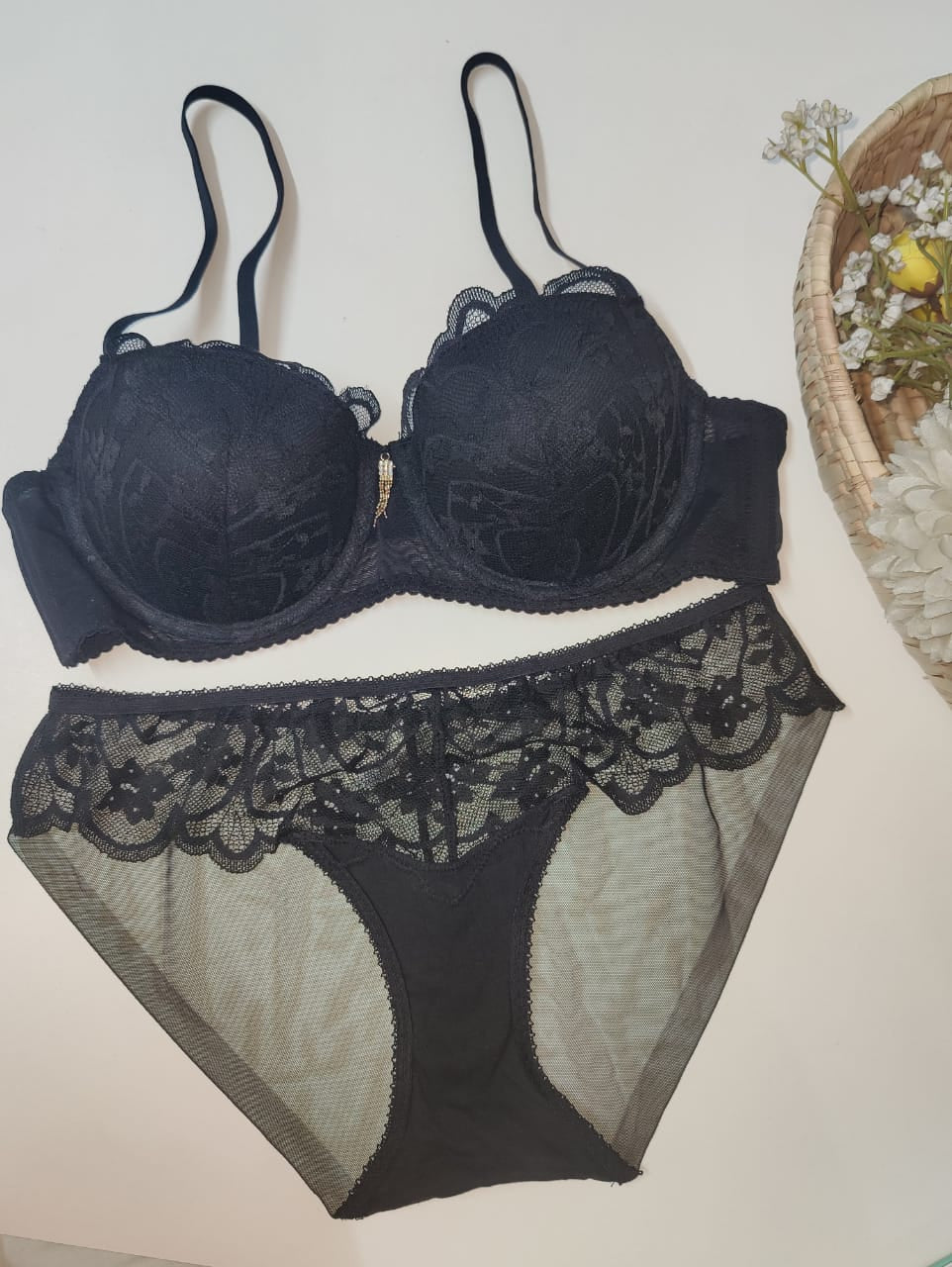 Lace Temptation Push-Up Bra Set