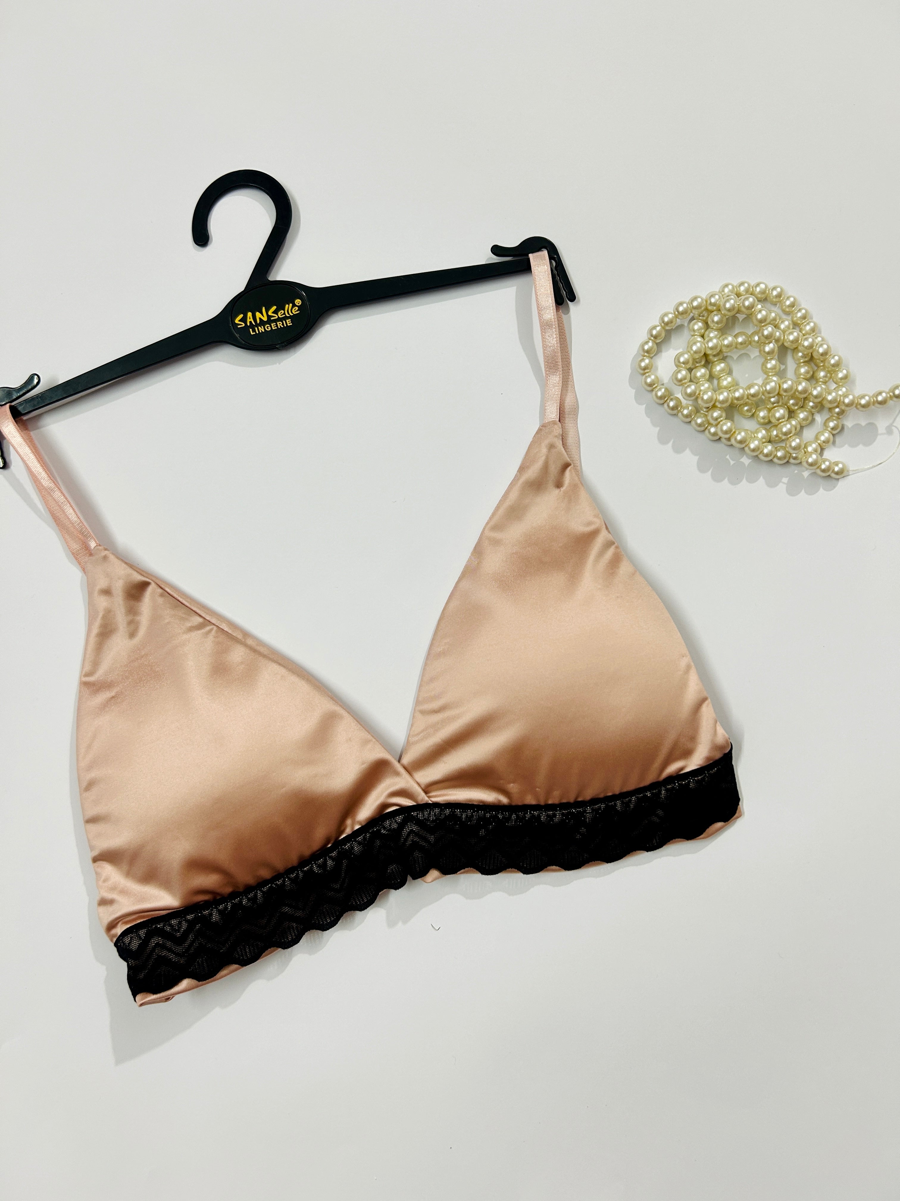 Thin Pad Silk Bra